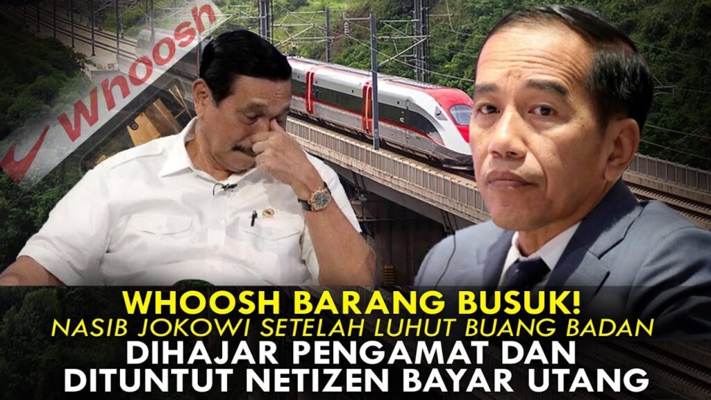 Youtube Thumnail image of : WHOOSH BARANG BUSUK! NASIB JOKOWI SETELAH LUHUT BUANG BADAN.