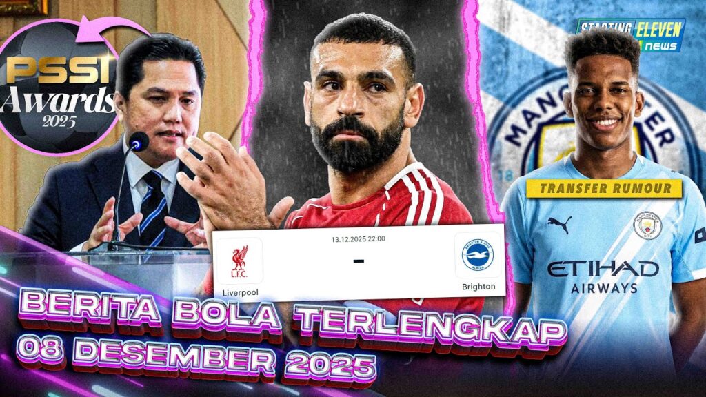 Youtube Thumnail image of : Liverpool vs Brighton Laga PERPISAHAN Salah 😥 Akan DIGELAR Apa Itu PSSI Award? 🤔 City KEJAR Estevao🤑