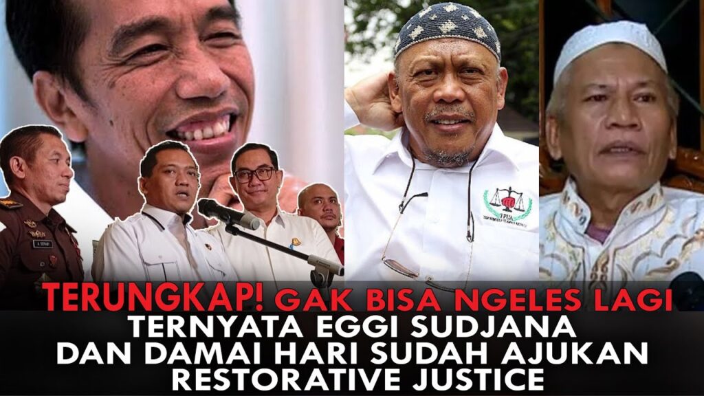 Youtube Thumnail image of : TERUNGKAP! TERNYATA EGGI SUDJANA DAN DAMAI HARI SUDAH AJUKAN RESTORATIVE JUSTICE