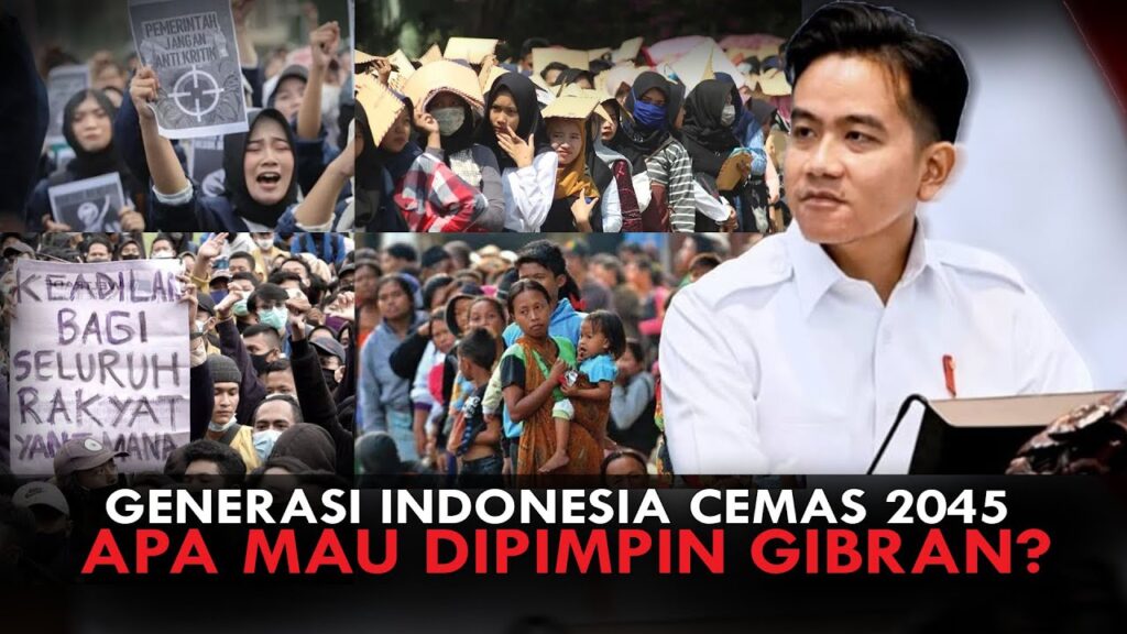 Youtube Thumnail image of : GENERASI INDONESIA CEMAS 2045 APA MAU DIPIMPIN GIBRAN?