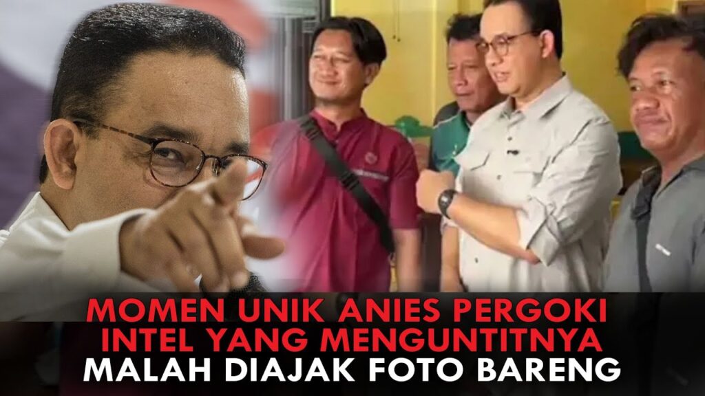 Youtube Thumnail image of : MOMEN UNIK ANIES PERGOKI INTEL YANG MENGUNTITNYA, MALAH DIAJAK FOTO BARENG